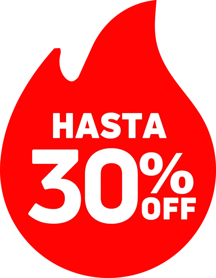HASTA 30% OFF
